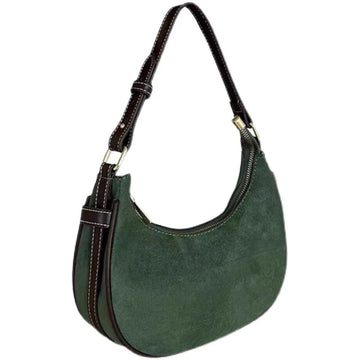 Qfdian Trendy Fashion Luxury Design Underarm Hobo Bag All Match Casual Shoulder Handbags Vintage Office Lady Top-Handle Bags Y2k Women